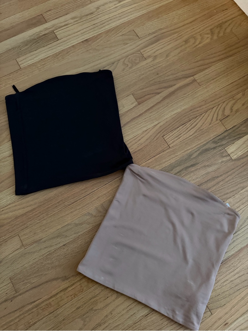 Aritzia tube tops — Black & Taupe